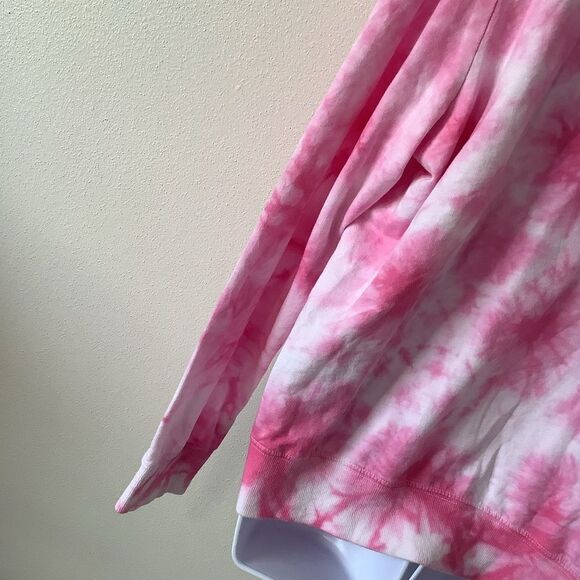 Bratz Pink Tie Dye Y2K McBling Nostalgia Colorful Graphic Hoodie Medium - Picture 11 of 13